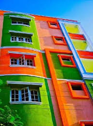 رنگ آمیزی نمای ساختمان